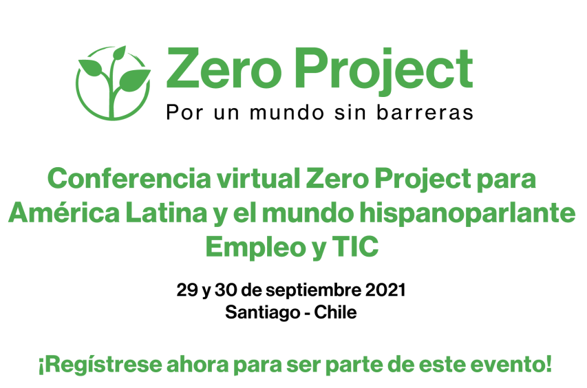 Zero Project realizará conferencia sobre empleo y tecnologías para personas con discapacidad